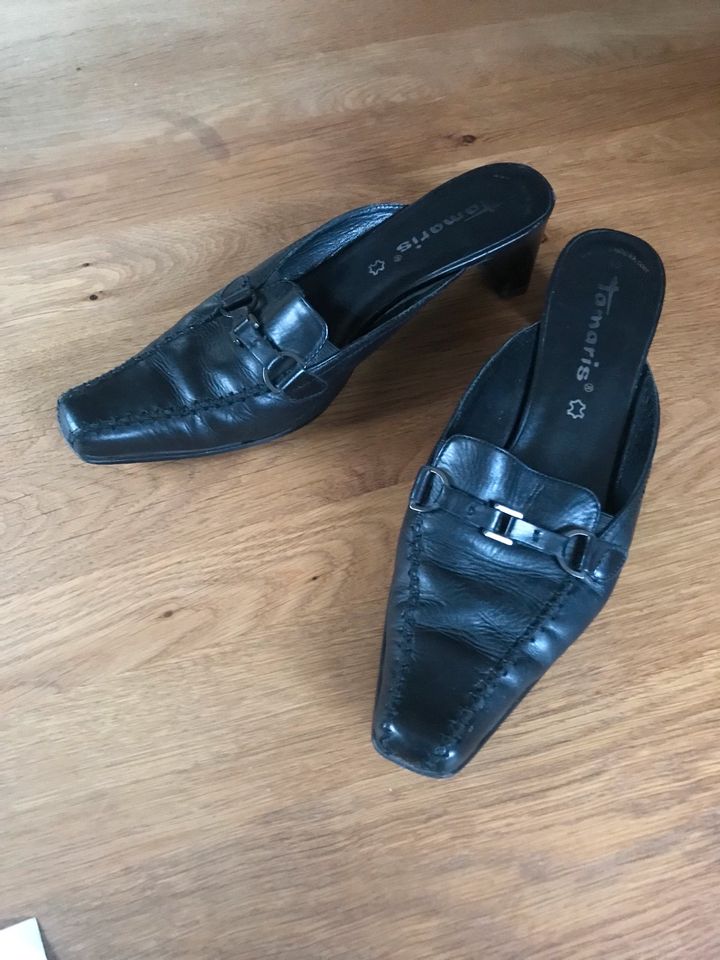 TAMARIS Pantoffeln Sabots Schuhe Damen Leder schwarz 40 Vintage in Bayern -  Schwabach | eBay Kleinanzeigen ist jetzt Kleinanzeigen
