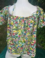 H&M tshirt gr M L blumen baumwolle Bayern - Neuendettelsau Vorschau
