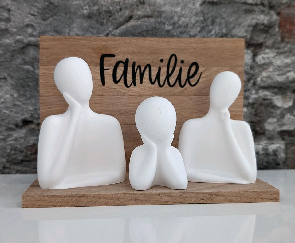 Geschenk Familie, Eltern mit Kind, Raysin Deko, Figuren Familie in Leverkusen