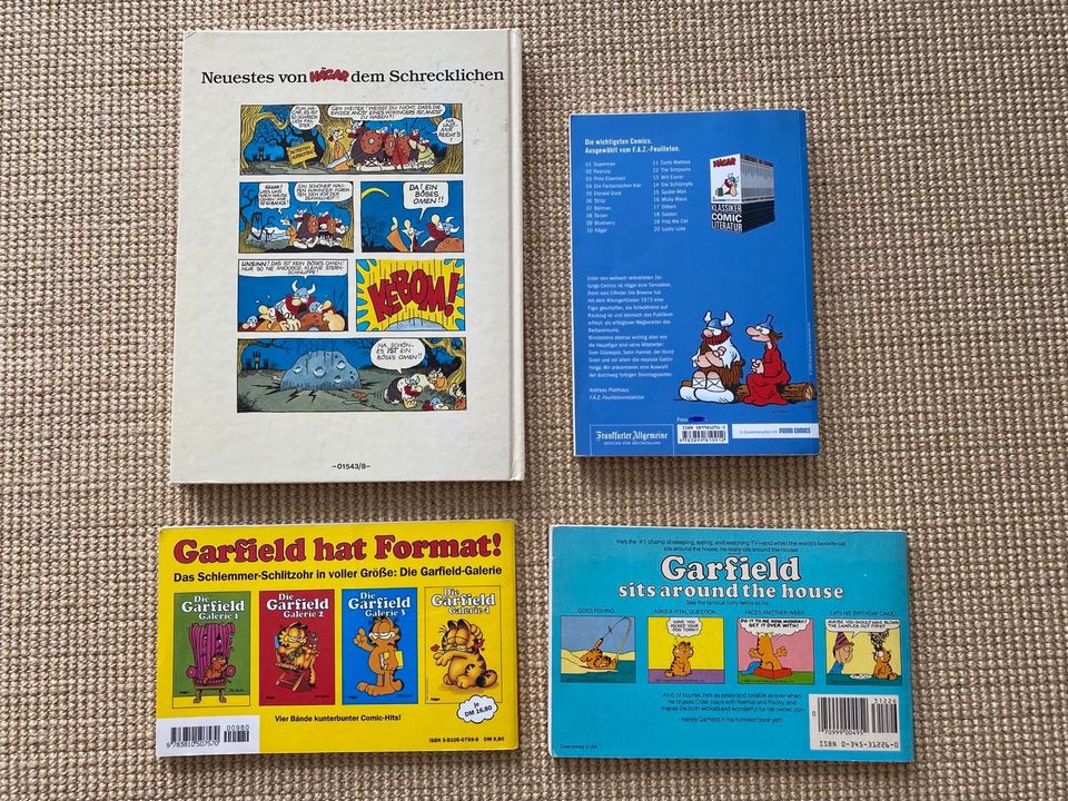 Ältere Hägar der Schreckliche + Garfield-Comics in Grasbrunn