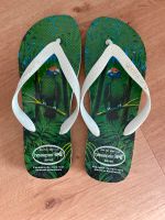 Havaianas - Flipflops - grün mit weißen Riehmen - 39/40 Hessen - Lahnau Vorschau