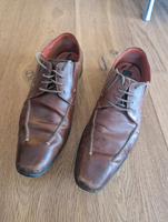 Bugatti Anzugschuhe Schuhe Leder Gr. 45 braun Bayern - Donauwörth Vorschau