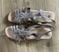 Remonte Leder Damen Sandalen Gr.42 Grau Kaum getragen Niedersachsen - Hankensbüttel Vorschau