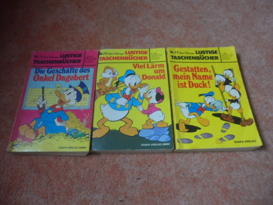 44 x Walt Disneys " Lustige Taschenbücher " . Erstausgaben . in Lehrte