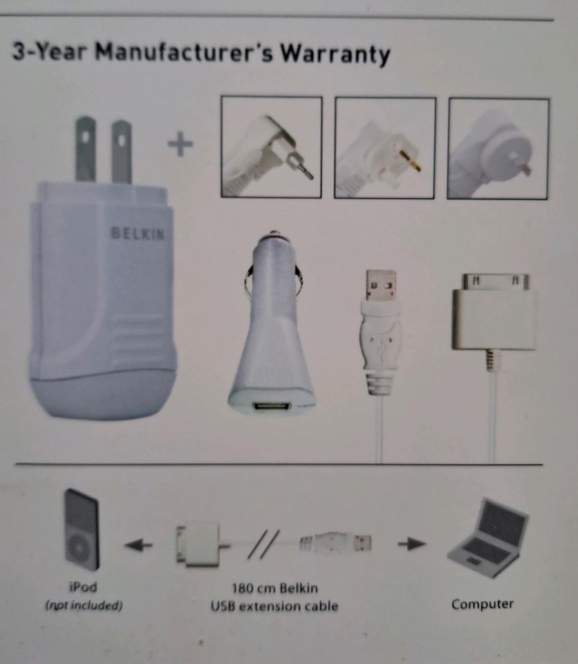 Sync-Ladegerät für iPod, Power Pack in Ammerbuch