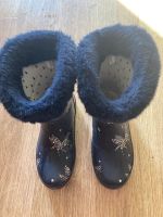 Joules Gummistiefel blau mit Fellkragen Gr 33 Bayern - Steinhöring Vorschau