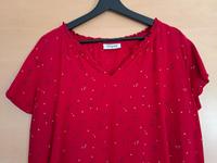 Kurzarm Bluse Gr. 44 / 46 rot Saarland - Schwalbach Vorschau