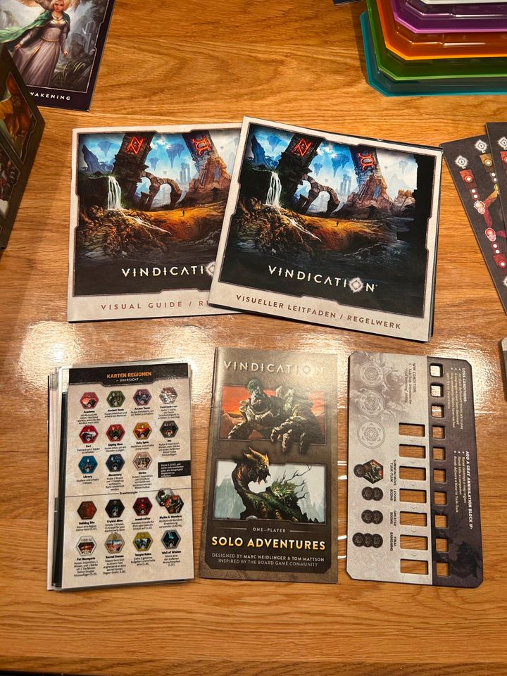 Vindication, EN, alle Expansions, Sleeved, Teilw. Bemalt, Playmat in Karlsruhe