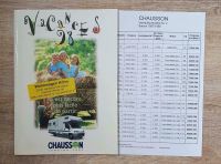 Chausson Wohnmobil Katalog 1998 + Preisliste Niedersachsen - Bleckede Vorschau