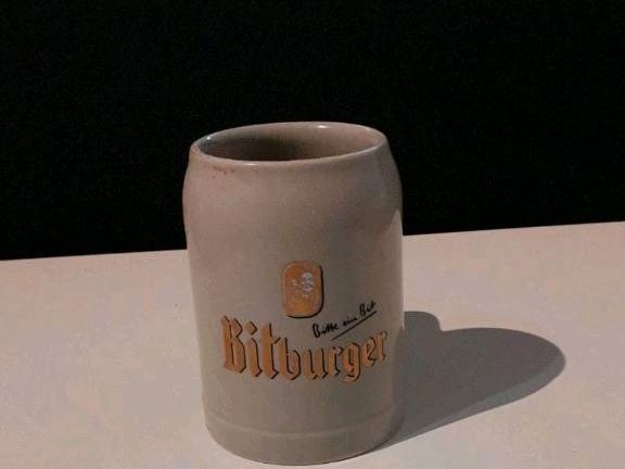 Bitburger Bier Krug in Alsdorf