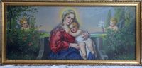 Altes Schlafzimmerbild „Maria mit Jesuskind und Schutzengeln“ Bayern - Mühldorf a.Inn Vorschau