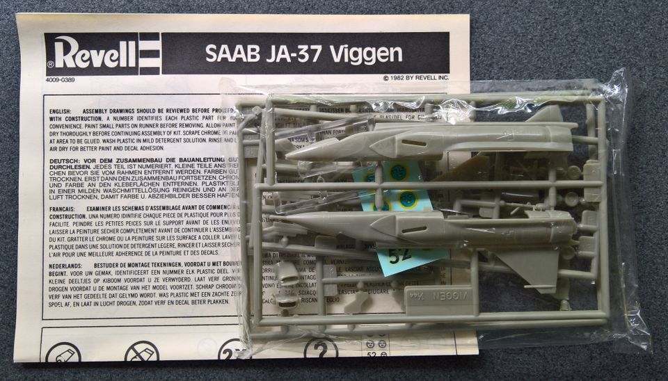 SAAB JA-37 Viggen - Revell 4009 Bausatz in Schwabach