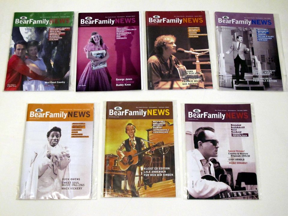 Bear Family Records - Kataloge 2005 - 2013 in Hannover