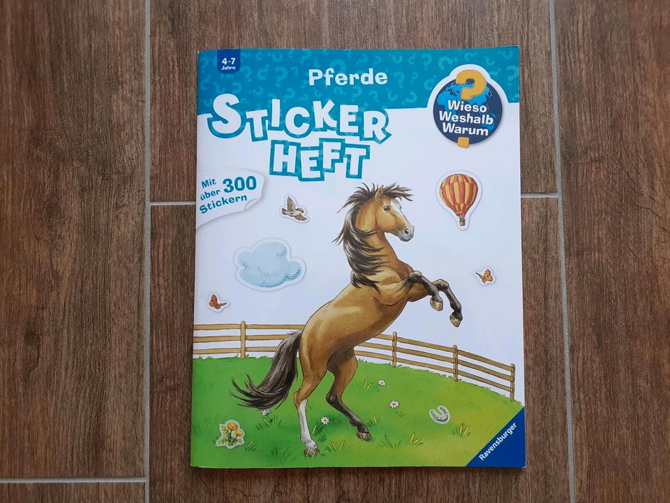 ❤ Pferde Sticker Heft Wieso, Weshalb, Warum? NEU in Zwickau