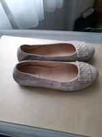 Gabor Ballerina beige Gold 38,5 Bayern - Neu Ulm Vorschau