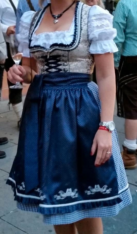 Dirndl Kleid+Bluse Krüger wie neu in Fellbach