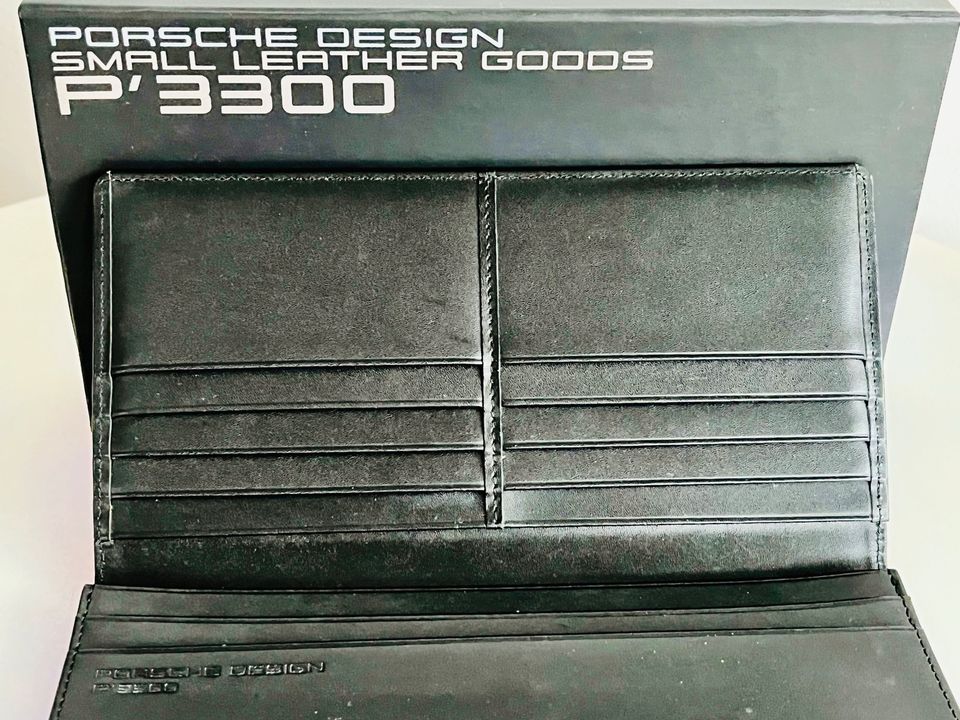 Porsche Design P3300 Portemonnaie Brieftasche Groß in Leder in Bad Homburg