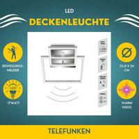 B-Kartonage Deckenleuchte Telefunken Frame LED 17W Sensor Deckenl Niedersachsen - Delmenhorst Vorschau