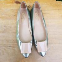 Tod's damen Ballerinas gr.37,5 silber fast neu West - Unterliederbach Vorschau