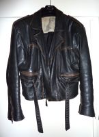 Biker-Jacke in XL Vintage Leder hüfthoch geschnitten Vahr - Neue Vahr Nord Vorschau