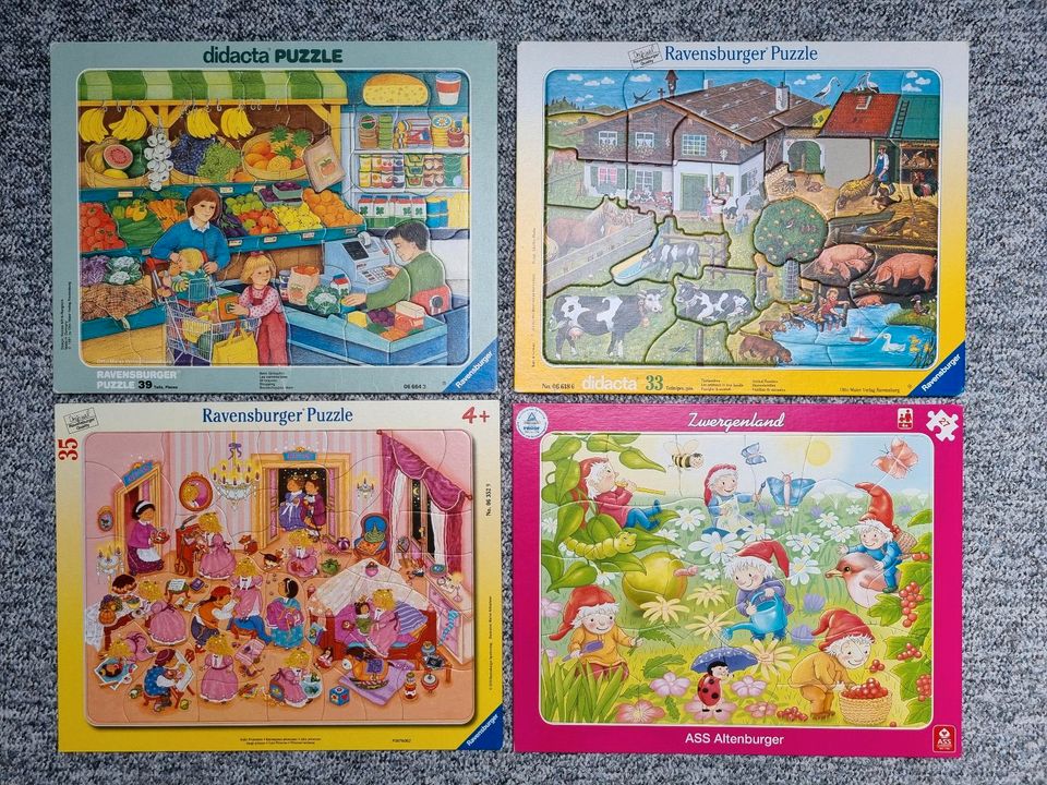 ☆ 4 x ab 70er Jahre (Ravensburger/didacta) Rahmenpuzzle Puzzle ☆ in Ingolstadt