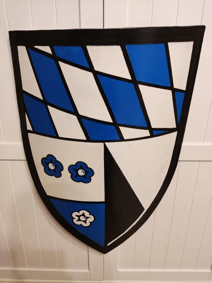 Wappenschild für LARP / Deko - handbemalt - Unikat - Kelheim in Ihrlerstein