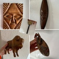Afrikanische Handarbeit Holzdeko (Figuren, Bilder, Trommel etc.) Hessen - Fulda Vorschau