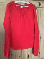 Orangerotes Langarmshirt von Khujo Gr. M Sachsen - Klipphausen Vorschau