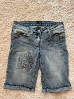 Vintage Bermuda Jeans in S mit Aufdruck lowwaist Düsseldorf - Wersten Vorschau