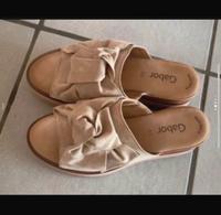 Beige Pantolette Gabor Größe 38,5 Bayern - Dingolfing Vorschau