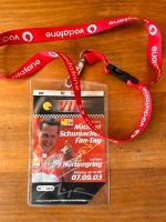 Original VIP Karte Michael Schumacher Fan Tag Baden-Württemberg - Leonberg Vorschau