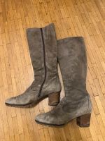 Stiefel Damen in grau, Wildleder von Manas Design/italy, Größe 38 Bayern - Regensburg Vorschau