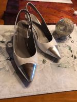 Kennel&Schmenger Pumps Gr 38 weiß Silber Hochzeit Ball elegant ev Bayern - Theres Vorschau