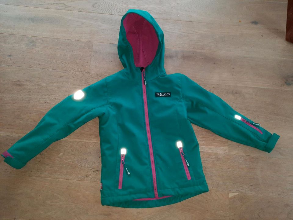 Trollkids Softshell Jacke türkis Gr 128 in Anröchte