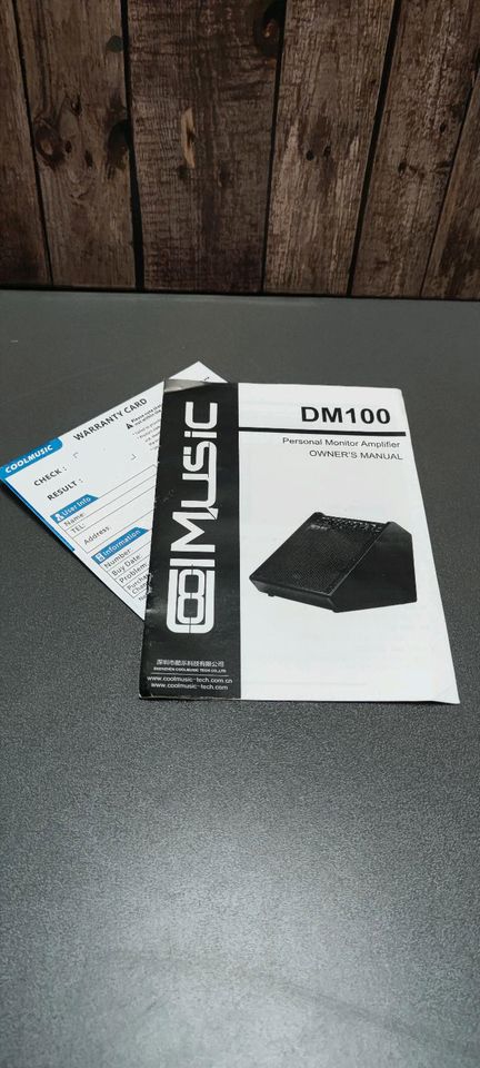 Cool Music DM100 100 Watt Monitor Lautsprecher mit Bluetooth Box in Soest