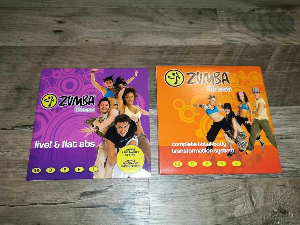 ZUMBA Set mit Anleitung, Toning Sticks, DVDs in Weißenberg