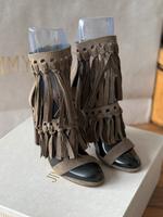 Jimmy Choo Gr.36 Boho Style ,Braun mit Fransen Wildleder Nordrhein-Westfalen - Recklinghausen Vorschau