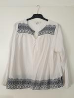 weiße Bluse mit Stickerei, Gr. 46 Bayern - Fürth Vorschau