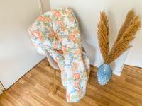 Vintage DDR Shabby Steppdecke Decke Tagesdecke Blumen Berlin - Tegel Vorschau