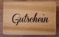 Holzstempel Blockstempel Gutschein Wandsbek - Hamburg Duvenstedt  Vorschau