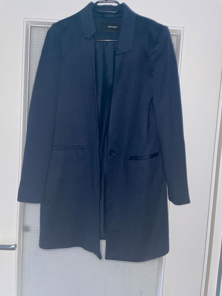 Eleganter Blazer-Mantel in dunkelblau Gr. 36- Vero Moda in Nürnberg (Mittelfr)