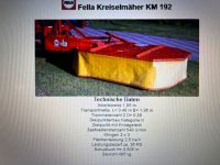 Fella Km 192 kreiselmäher Rheinland-Pfalz - Sprendlingen Vorschau