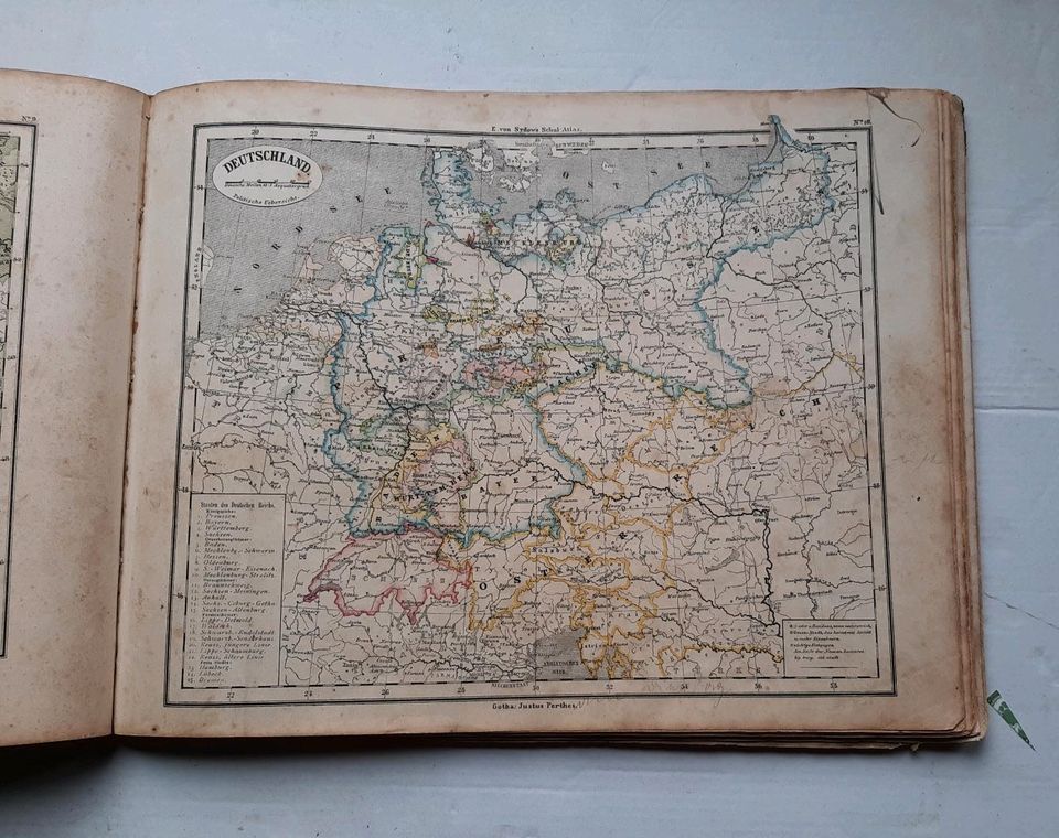 Sydow's Schul-Atlas 1865 in Singen