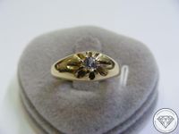 WERT 1.125,- RING Zirkonia 585 / 14 KARAT GELB GOLD 163564 xxyy Hannover - Mitte Vorschau