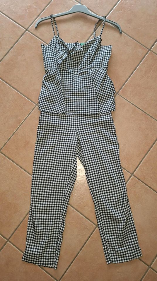 UNITED COLORS OF BENETTON Jumpsuit/Overall Gr. 36, 55% Leinen, Wi in Hagen