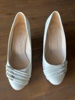 Damen Schuhe, High Heels, Pumps, mit Absatz, 38, weiß Bayern - Gerhardshofen Vorschau