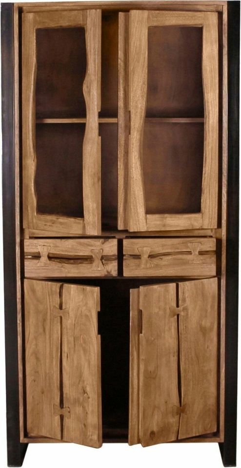 Vitrine-Schrank Highboard Massivholz Industrial statt 2637€ in Bremen