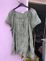 Tredy Bluse Glitzer gr.3 Olive Eimsbüttel - Hamburg Eidelstedt Vorschau