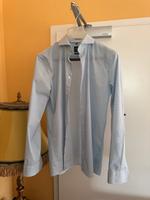 Exquisit Olymp Hemd große 41 No. 6 - Super Slim in Blau Hessen - Wiesbaden Vorschau
