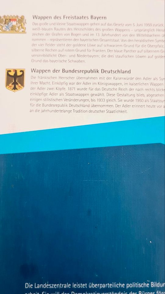 Verfassung des Freistaates Bayern Grundgesetz Bundesrepublik in Nürnberg (Mittelfr)